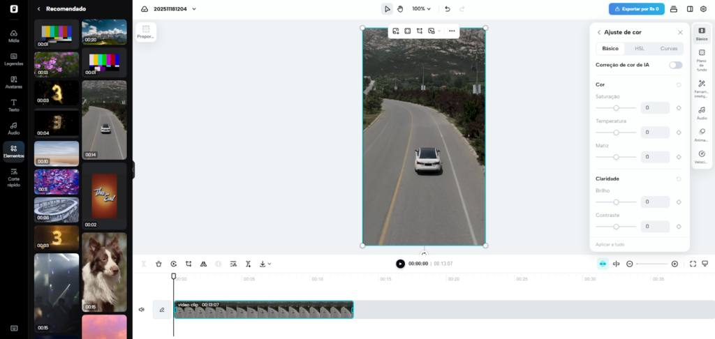 Pippit - Ajuste de cores