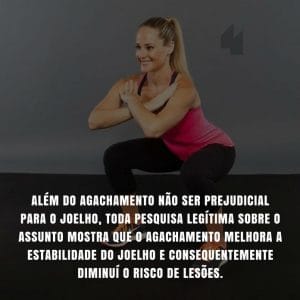 Frases de motivação - agachamento estabilidade do joelho