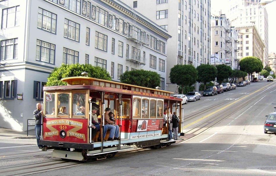 Bonde - transporte público - São Francisco, Estados Unidos