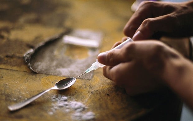 cocaína - injetada ou snifada