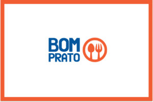 Imagem com a logo do programa Bom Prato