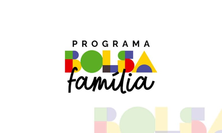 Imagem onde mostra o logo do serviço Bolsa Família