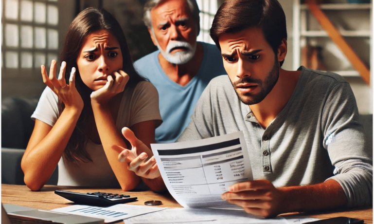 Pessoas preocupadas com o reajuste dos planos de saúde