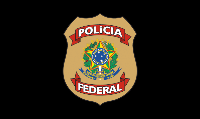 Brasão da Polícia Federal representando o que estudar para o concurso PF Administrativo