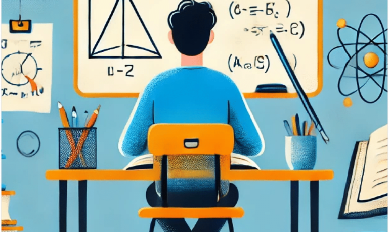 Ilustração que representa a Técnica de Feynman para estudar para concurso