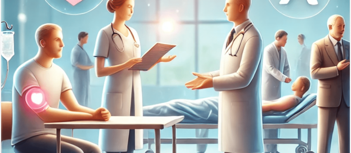Imagem de uma equipe médica representando: Quais os direitos do doador de medula