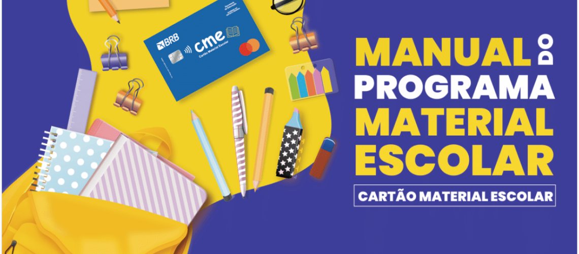 Imagem do programa Cartão Material Escolar e quem tem direito