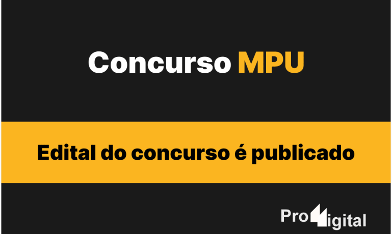 Edital do concurso MPU é publicado, veja detalhes