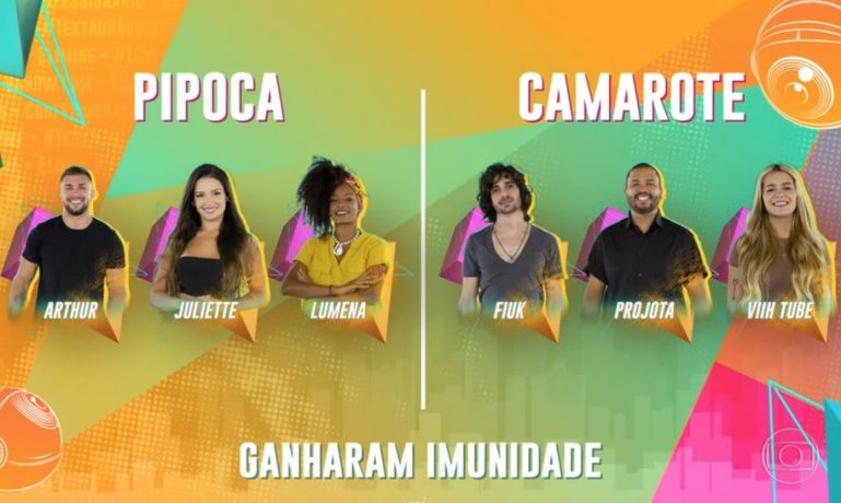 6 primeiros imunes do BBB 21