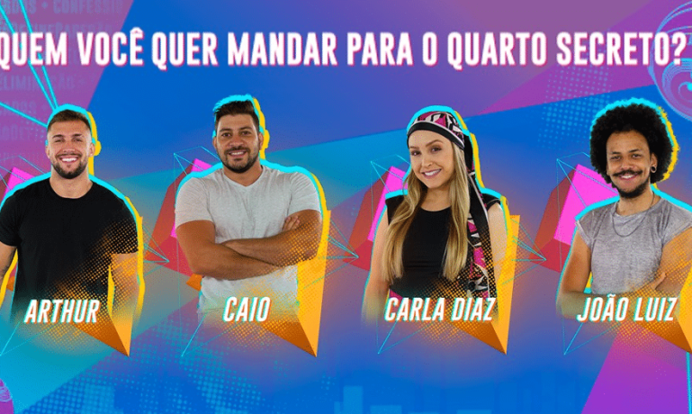 Arthur Caio Carla Diaz e João Luiz no Paredão PNG