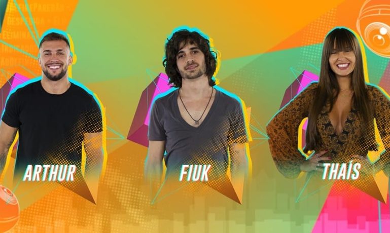 Arthur, Fiuk e Thaís estão no Paredão