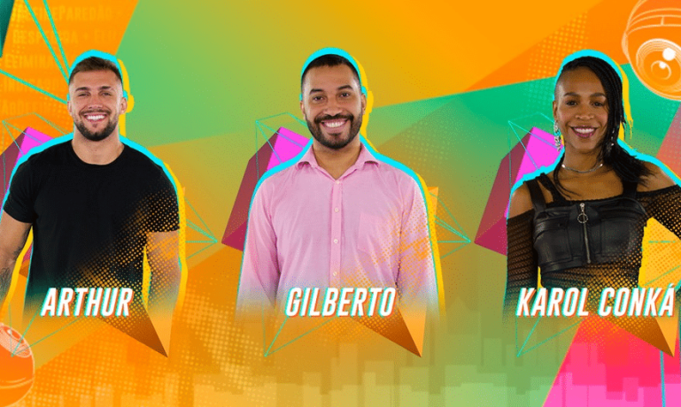 Arthur Gilberto e Karol Conká estão no Paredão