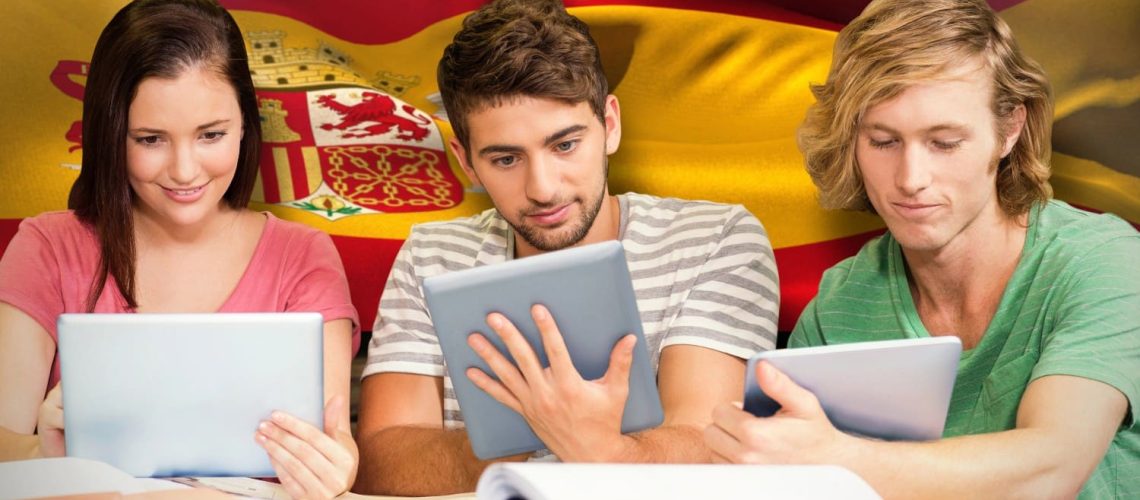 estudantes na Espanha