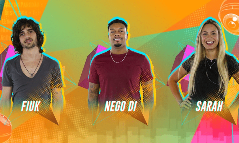 Fiuk, Nego Di e Sarah estão no Paredão BBB 21