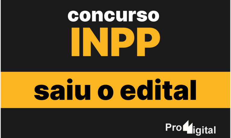 Sai edital do concurso INPP