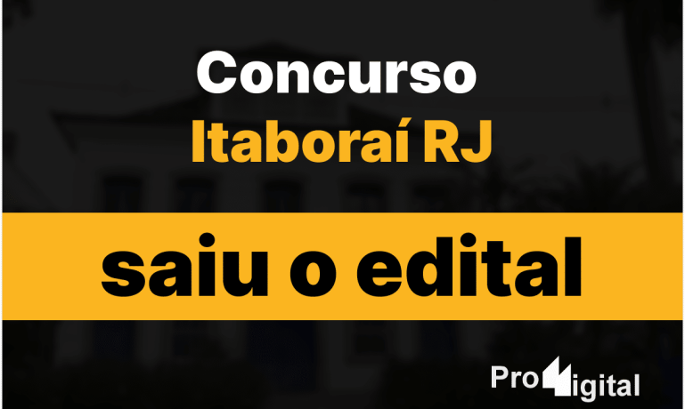 Concurso Itaboraí RJ sai edital com mais de 1000 vagas