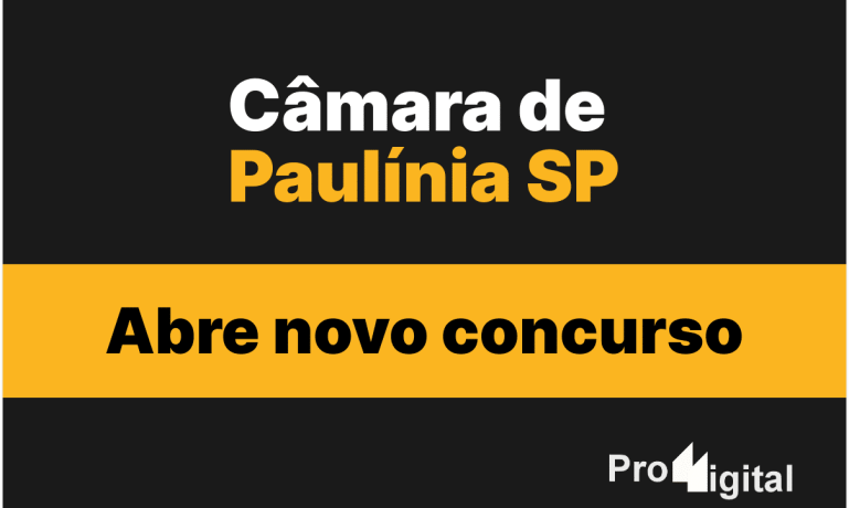 Imagem que mostraq que a Câmara de Paulínia SP abre novo concurso