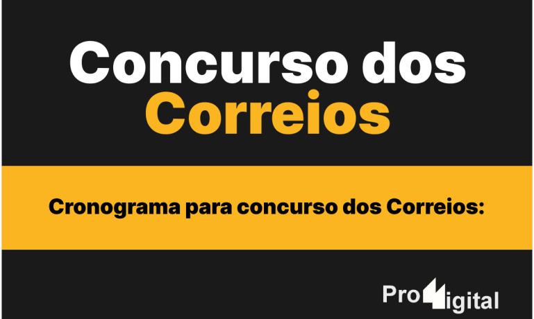 Cronograma para concurso dos Correios: veja dicas para estudar há um mês das provas