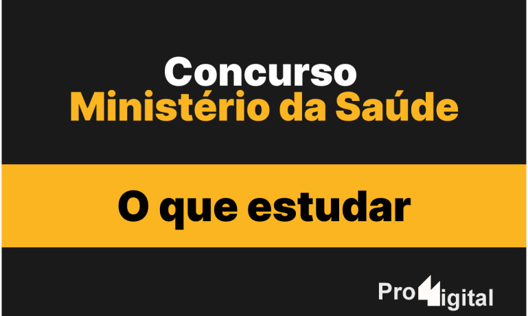 O que estudar para o concurso do Ministério da Saúde?