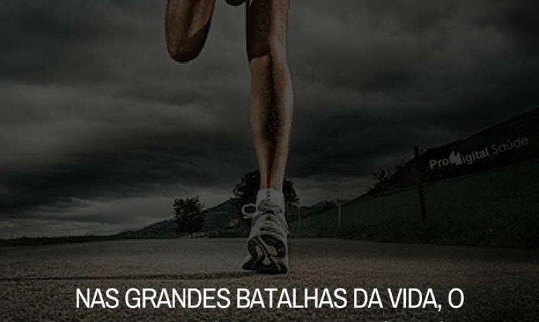 Frases de motivação - Nas grandes batalhas da vida... - Mahatma Gandhi