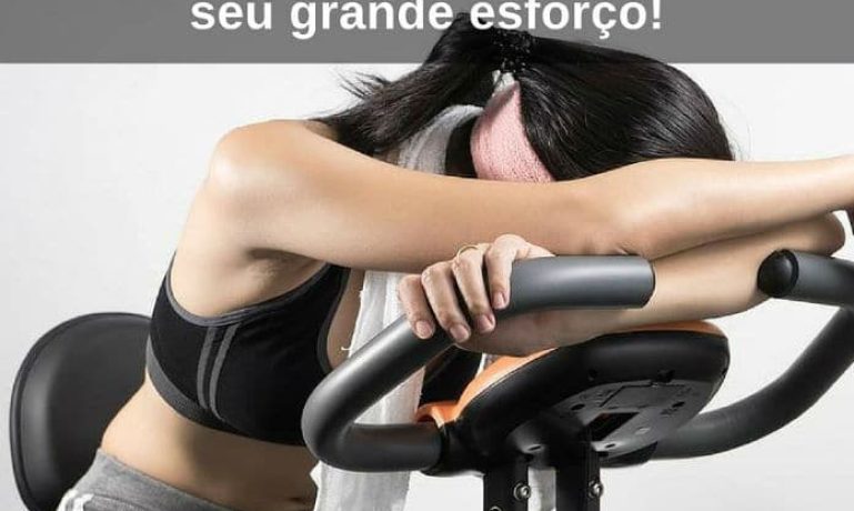 O cansaço e o resultado do seu grande esforço! - frases de incentivo