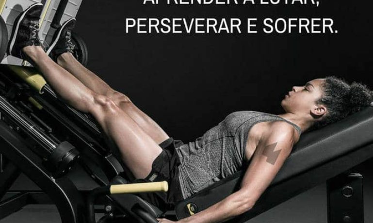 Frases de motivação - Quem quiser vencer deve aprender a lutar, perseverar e sofrer.