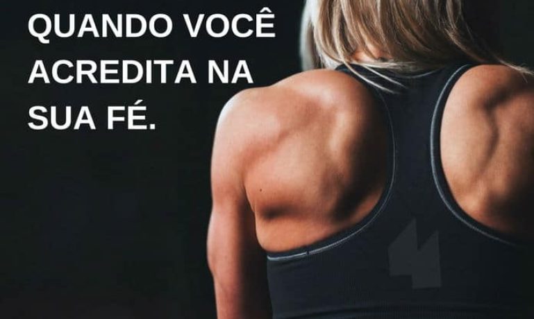 Frases de motivação - Tudo é possível quando você acredita na tua fé.