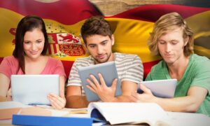 estudantes na Espanha