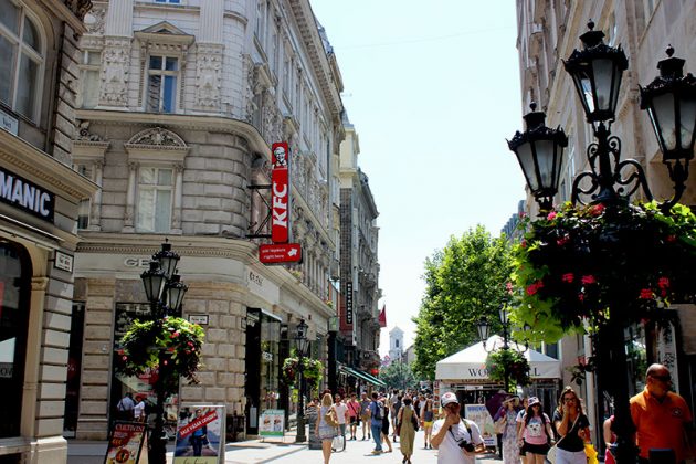 Fashion street de Budapeste