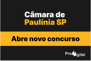 Imagem que mostraq que a Câmara de Paulínia SP abre novo concurso