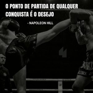 Frases de motivação - O ponto de partida de qualquer conquista é o desejo. - Napoleon Hill