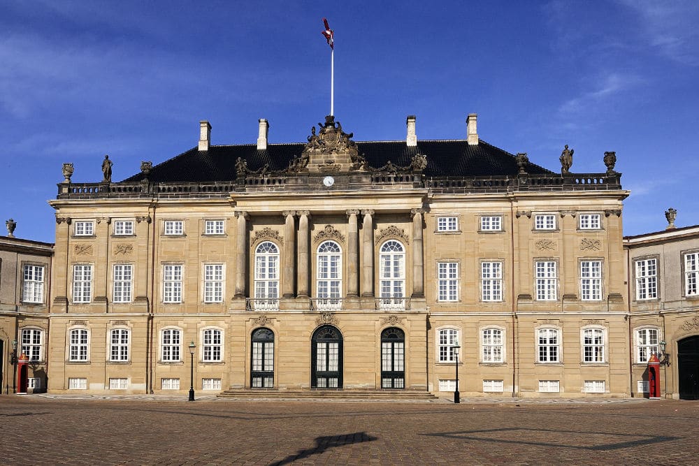 Palácio De Amalienborg de copenhague