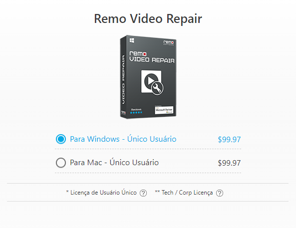 Preço do Remo Video Repair