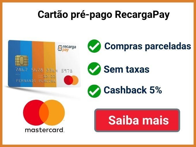 Cartão pré-pago RecargaPay (Mastercard)