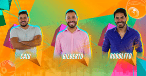 Rodolffo, Caio e Gilberto no Paredão