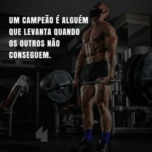 Frases de motivação - um-campeao e alguem que levanta